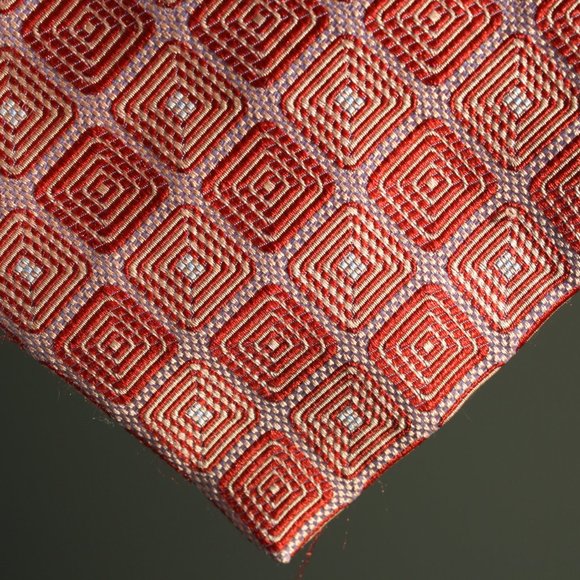 Ted Baker London silk Necktie orange pink Men's accessories neckwear col… - Picture 2 of 4